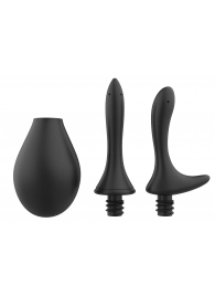 Черный анальный душ Nexus Anal Douche Set с 2 сменными насадками - Nexus Range - купить с доставкой в Костроме