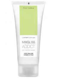 Смазка на водной основе Mixgliss Addict с ароматом цитруса - 70 мл. - Mixgliss - купить с доставкой в Костроме