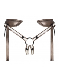 Бронзовый пояс для насадок Desirous Harness - Strap-on-me - купить с доставкой в Костроме