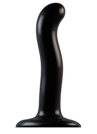 Черный фаллоимитатор-насадка Strap-On-Me P G spot Dildo size S - 16,4 см. - Strap-on-me - купить с доставкой в Костроме