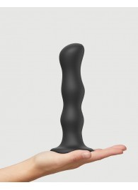 Черная насадка Strap-On-Me Dildo Geisha Balls size XL - Strap-on-me - купить с доставкой в Костроме
