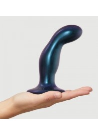 Темно-синяя насадка Strap-On-Me Dildo Plug Snaky size M - Strap-on-me - купить с доставкой в Костроме