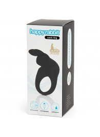 Черное эрекционное виброкольцо Happy Rabbit Rechargeable Rabbit Cock Ring - Happy Rabbit - в Костроме купить с доставкой