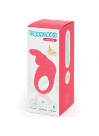 Розовое эрекционное виброкольцо Happy Rabbit Rechargeable Rabbit Cock Ring - Happy Rabbit - в Костроме купить с доставкой