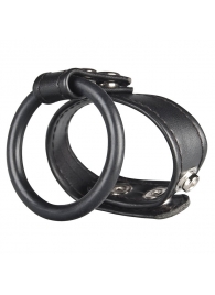 Двойное кольцо выносливости на пенис DUAL STAMINA RING - BlueLine - в Костроме купить с доставкой