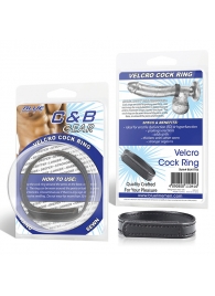 Кольцо на пенис из искусственной кожи на липучке VELCRO COCK RING - 5 см. - BlueLine - в Костроме купить с доставкой