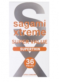 Ультратонкие презервативы Sagami Xtreme Superthin - 36 шт. - Sagami - купить с доставкой в Костроме
