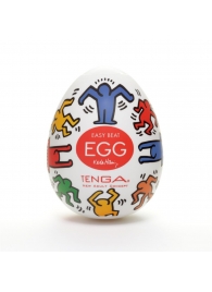 Мастурбатор-яйцо Keith Haring EGG DANCE - Tenga - в Костроме купить с доставкой