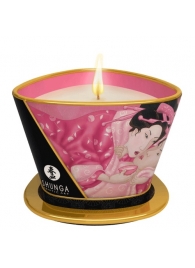 Массажная свеча Rose Petals с ароматом розы - 170 мл. - Shunga - купить с доставкой в Костроме