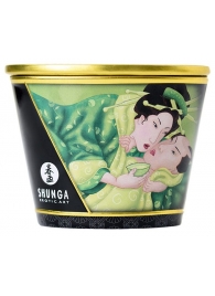 Массажная свеча Exotic Green Tea с ароматом зелёного чая - 170 мл. - Shunga - купить с доставкой в Костроме