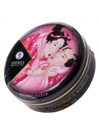 Массажная свеча Rose Petals с ароматом розы - 30 мл. - Shunga - купить с доставкой в Костроме