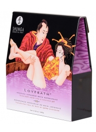 Соль для ванны Lovebath Sensual lotus, превращающая воду в гель - 650 гр. - Shunga - купить с доставкой в Костроме