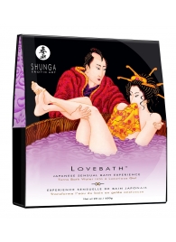Соль для ванны Lovebath Sensual lotus, превращающая воду в гель - 650 гр. - Shunga - купить с доставкой в Костроме
