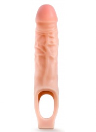 Телесная насадка на пенис 9 Inch Cock Sheath Extender - 22,2 см. - Blush Novelties - в Костроме купить с доставкой