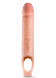 Телесная насадка на пенис 10 Inch Cock Sheath Extender - 25 см. - Blush Novelties - в Костроме купить с доставкой