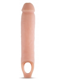 Телесная насадка на пенис 11.5 Inch Cock Sheath Penis Extender - 29,2 см. - Blush Novelties - в Костроме купить с доставкой