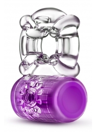 Фиолетовое эрекционное виброкольцо Pleaser Rechargeable C-Ring - Blush Novelties - в Костроме купить с доставкой