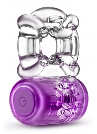 Фиолетовое эрекционное виброкольцо One Night Stand Vibrating C-Ring - Blush Novelties - в Костроме купить с доставкой