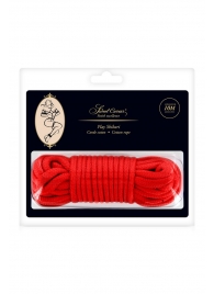 Красная веревка для фиксации - 10 м. - Sweet Caress - купить с доставкой в Костроме