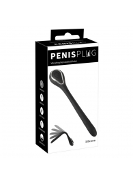 Черный гибкий уретральный стимулятор с вибрацией Vibrating Bendable Dilator - 13,5 см. - Orion - купить с доставкой в Костроме