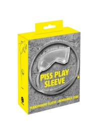 Прозрачная насадка на пенис Piss Play Sleeve для игр с мочеиспусканием - Orion - купить с доставкой в Костроме