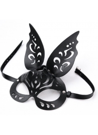 Черная ажурная маска  Зайка  с ушками - Crazy Handmade - купить с доставкой в Костроме