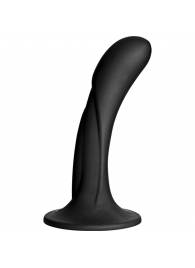Черная изогнутая насадка Vac-U-Lock G-Spot - 16,5 см. - Doc Johnson - купить с доставкой в Костроме