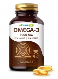 Пищевая добавка SuperCaps OMEGA-3 - 50 капсул (1000 мг) - SuperCaps - купить с доставкой в Костроме