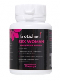 Капсулы для женщин Erotichard sex woman - 20 капсул (0,370 гр.) - Erotic Hard - купить с доставкой в Костроме