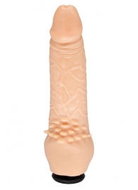 Телесная насадка-фаллос с шипами для массажа клитора - 17,8 см. - LOVETOY (А-Полимер) - купить с доставкой в Костроме
