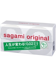 Ультратонкие презервативы Sagami Original 0.02 - 10 шт. - Sagami - купить с доставкой в Костроме