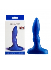 Синий анальный стимулятор Beginners p-spot massager - 11 см. - Lola Games - в Костроме купить с доставкой