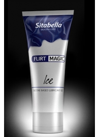 Силиконовая гель-смазка FLIRT MAGIC Ice с лёгким пролонгирующим эффектом - 75 мл. - Sitabella - купить с доставкой в Костроме