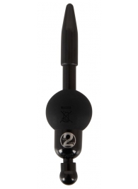 Черный уретральный вибростимулятор Vibrating Penis Plug - Orion - купить с доставкой в Костроме