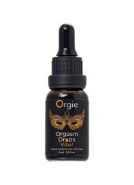 Возбуждающий гель для клитора ORGIE Orgasm Drops Vibe - 15 мл. - ORGIE - купить с доставкой в Костроме