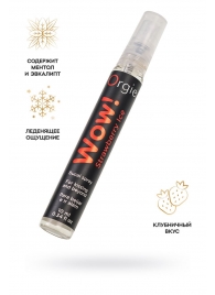 Оральный спрей ORGIE Wow! Strawberry Ice Blowjob Spray с охлаждающим и возбуждающим эффектом - 10 мл. - ORGIE - купить с доставкой в Костроме