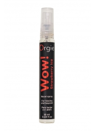 Оральный спрей ORGIE Wow! Strawberry Ice Blowjob Spray с охлаждающим и возбуждающим эффектом - 10 мл. - ORGIE - купить с доставкой в Костроме