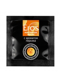 Саше массажного масла Eros exotic с ароматом персика - 4 гр. - Биоритм - купить с доставкой в Костроме