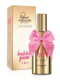 Гель с ароматом жвачки Bubblegum 2-in-1 Scented Silicone Massage And Intimate Gel - 100 мл. - Bijoux Indiscrets - купить с доставкой в Костроме