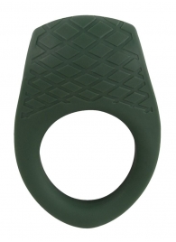 Зеленое эрекционное виброкольцо Luxurious Vibro Cock Ring - Orion - в Костроме купить с доставкой