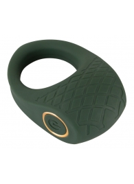 Зеленое эрекционное виброкольцо Luxurious Vibro Cock Ring - Orion - в Костроме купить с доставкой