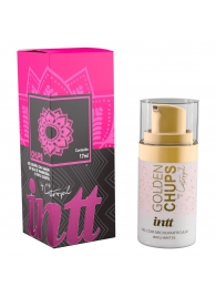 Возбуждающий гель Golden Chups с малиновым ароматом - 17 мл. - INTT - купить с доставкой в Костроме