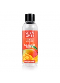 Массажное масло Sexy Sweet Juicy Mango с феромонами и ароматом манго - 75 мл. - Биоритм - купить с доставкой в Костроме