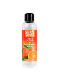 Массажное масло Sexy Sweet Fresh Orange с ароматом апельсина и феромонами - 75 мл. - Биоритм - купить с доставкой в Костроме