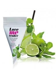 Съедобное согревающее массажное масло Love Me Tender Mojito с ароматом мохито - 10 мл. - Love to Love - купить с доставкой в Костроме