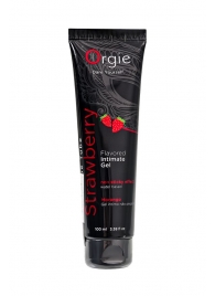 Интимный гель на водной основе Lube Tube Strawberry с клубничным вкусом - 100 мл. - ORGIE - купить с доставкой в Костроме
