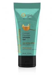 Съедобный интимный гель Orgie Lube Tube Cocktail Pina Colada - 50 мл. - ORGIE - купить с доставкой в Костроме