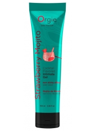 Съедобный интимный гель Orgie Lube Tube Cocktail Strawberry Mojito - 100 мл. - ORGIE - купить с доставкой в Костроме