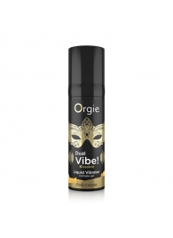 Съедобный гель Dual Vibe Pina Colada с эффектом вибрации и вкусом коктейля пина колада - 15 мл. - ORGIE - купить с доставкой в Костроме