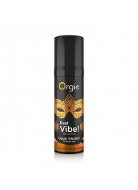 Съедобный гель Dual Vibe Sex On The Beach с эффектом вибрации и вкусом коктейля «секс на пляже» - 15 мл. - ORGIE - купить с доставкой в Костроме